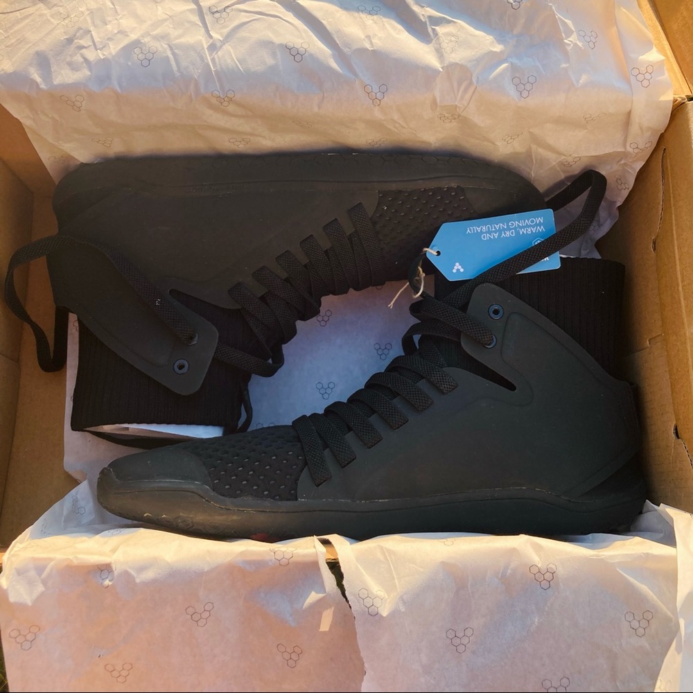 vivo barefoot kanna hi knit minimalist shoe